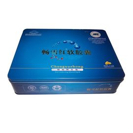 중국 색깔 및 버전 여러가지 인쇄되는 약 패킹 금속 주석 콘테이너 상자 협력 업체