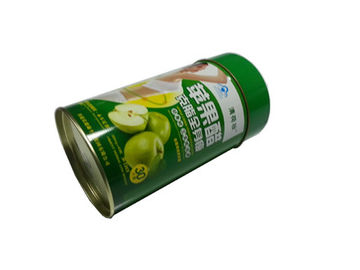 중국 뚜껑/덮개를 가진 주석 식품 포장 콘테이너 녹색 원을 금속을 붙이십시오 협력 업체