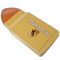 문구용품 포장을 위한 노란 기하학 연필 주석 상자 생철판 콘테이너 협력 업체