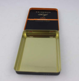 중국 생철판 까만 담배 주석 상자 CYMK 인쇄 간격 0.2mm 협력 업체