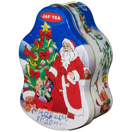 중국 크리스마스 휴일 동안 산타클로스 금속 주석 콘테이너, 주문 상자 협력 업체