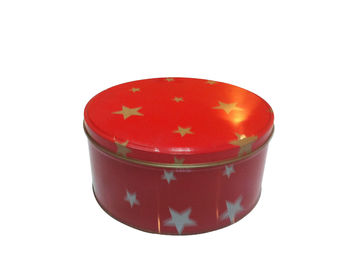 중국 빨간 덮개/뚜껑을 가진 원주 모양 팝콘 주석 과자 콘테이너 협력 업체