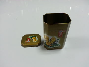 중국 건조한 식품 포장을 위한 주석 차/향미료/커피 양철통을 금속을 붙이십시오 협력 업체