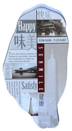 중국 대만 Mape 모양 과자 주석 콘테이너, 과자 포장을 위한 주석 상자 협력 업체