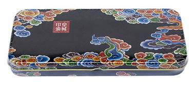 중국 CMYK 인쇄를 가진 주문 연필 주석 상자, 다채로운 금속 필통 공장